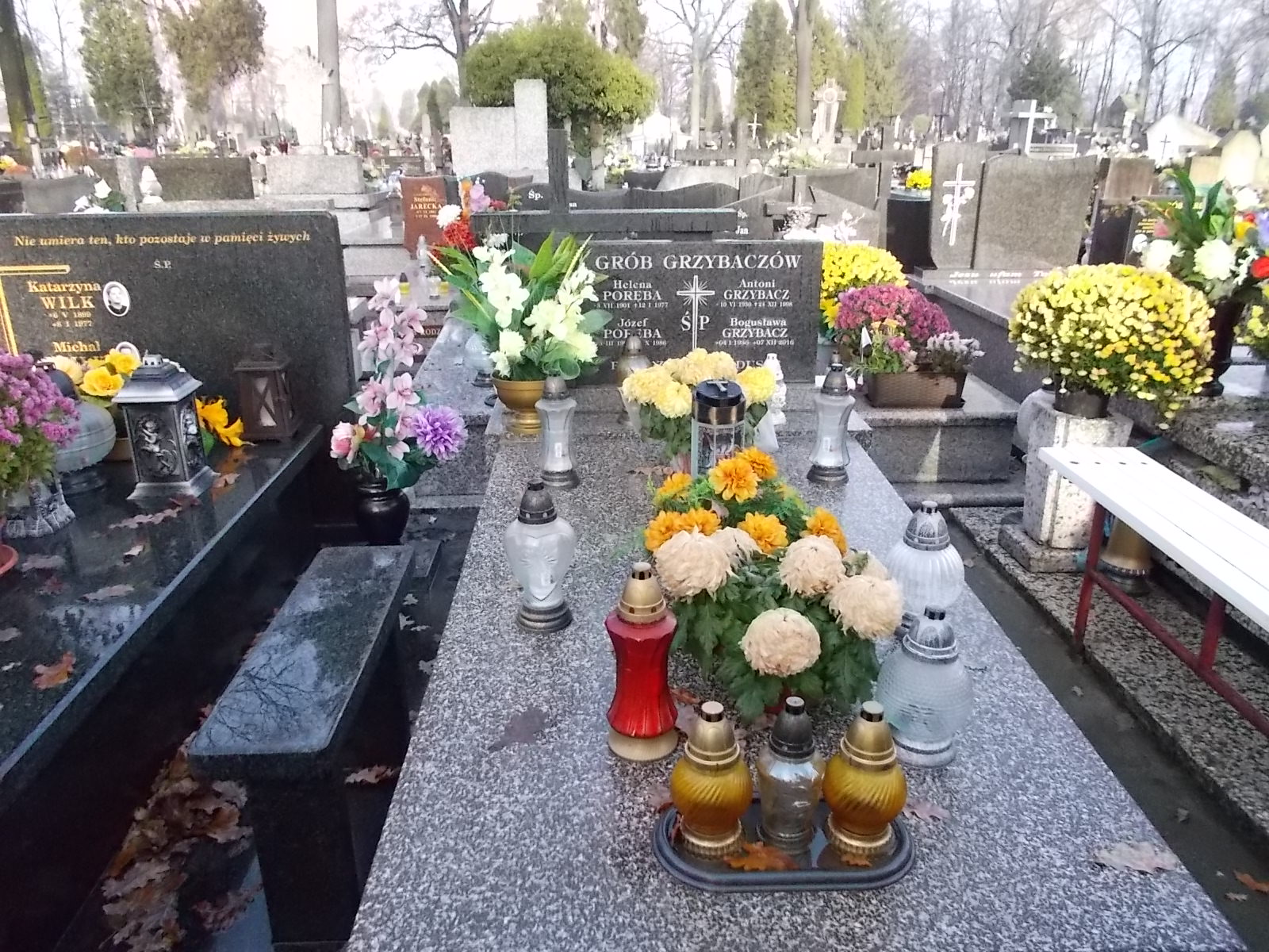 Grób Bogusława Grzybak