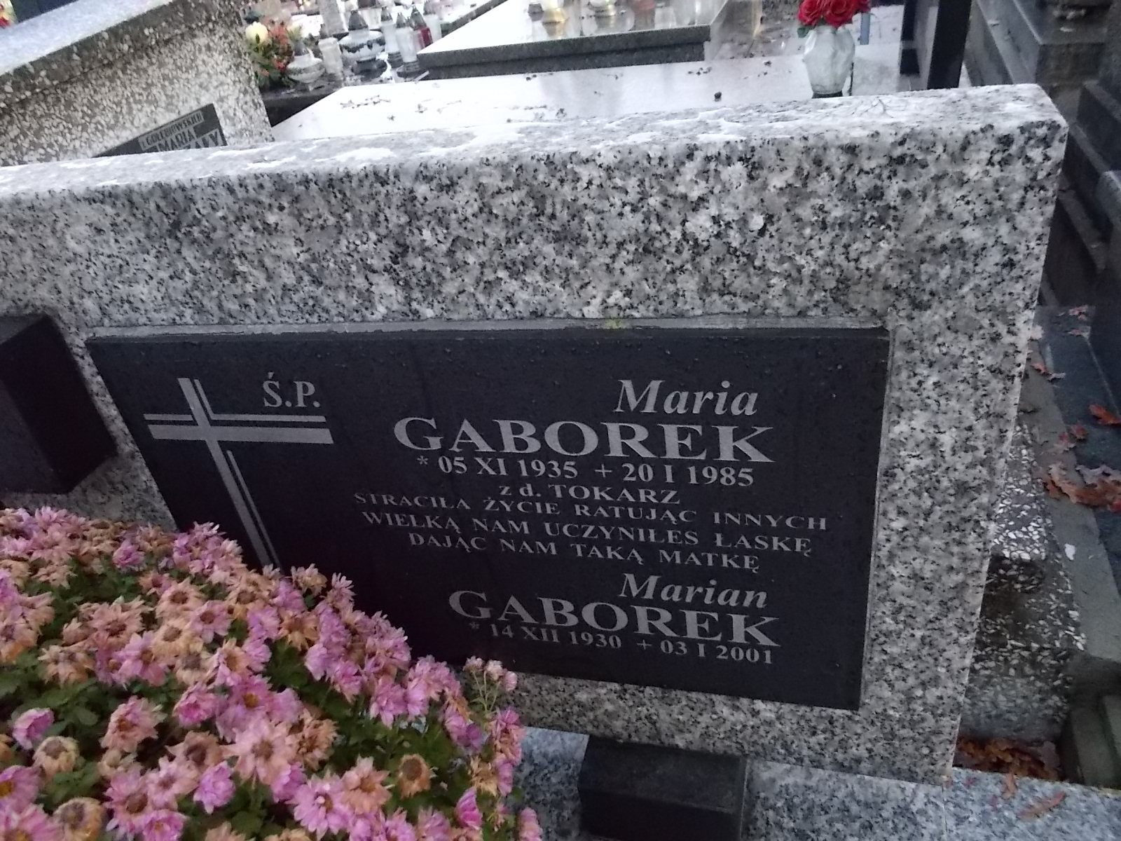 Marian Gaborek 1930 Nowy Sącz - Grobonet - Wyszukiwarka osób pochowanych