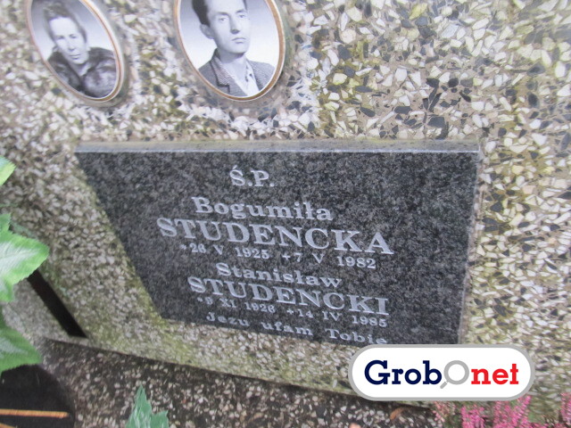 Stanisław Studencki 1926 Nowy Sącz - Grobonet - Wyszukiwarka osób pochowanych