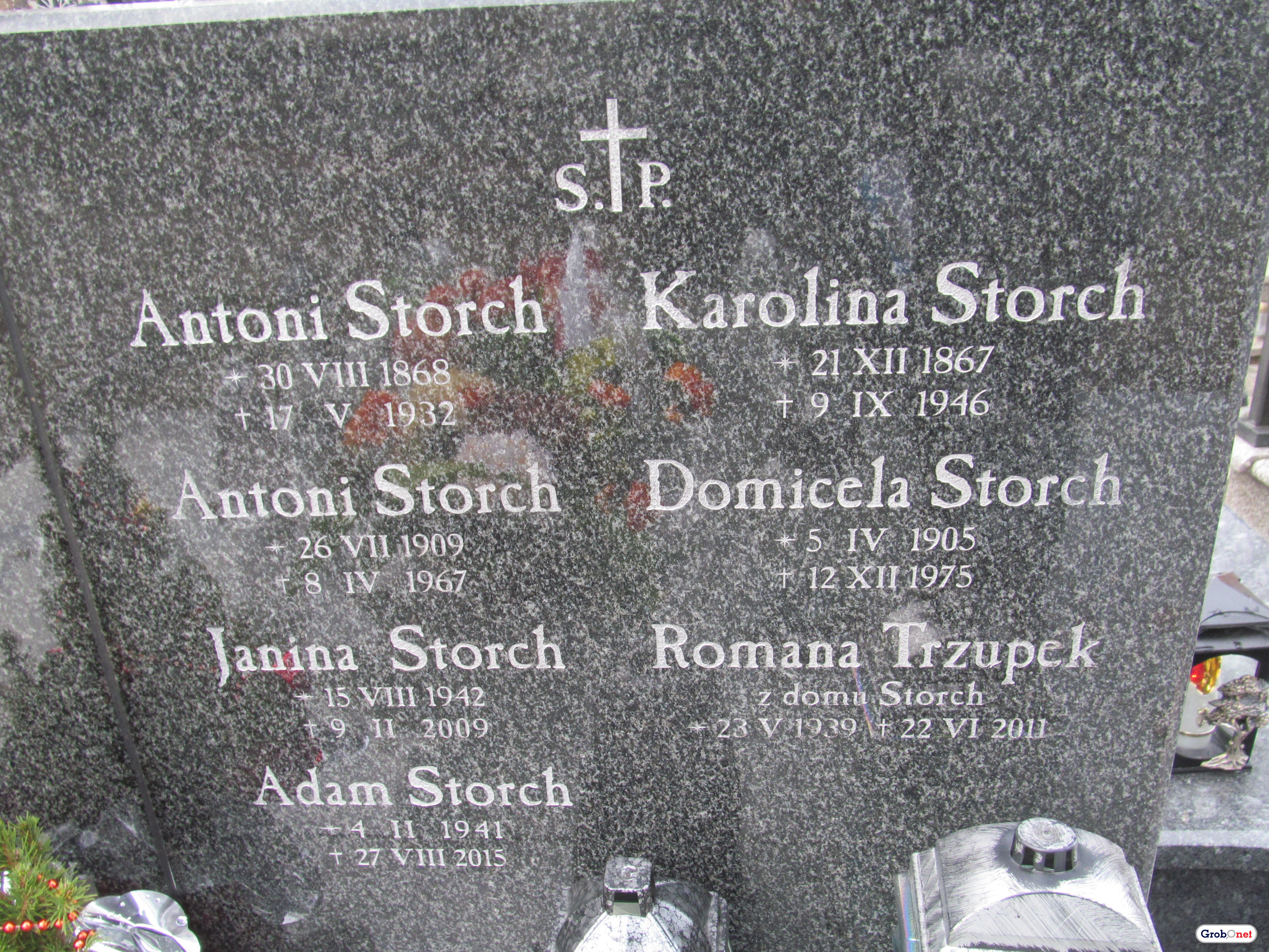 Adam Storch 1941 Nowy Sącz - Grobonet - Wyszukiwarka osób pochowanych