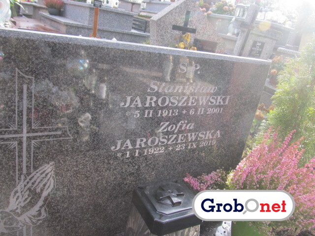 Stanisław Jaroszewski 1913 Nowy Sącz - Grobonet - Wyszukiwarka osób pochowanych