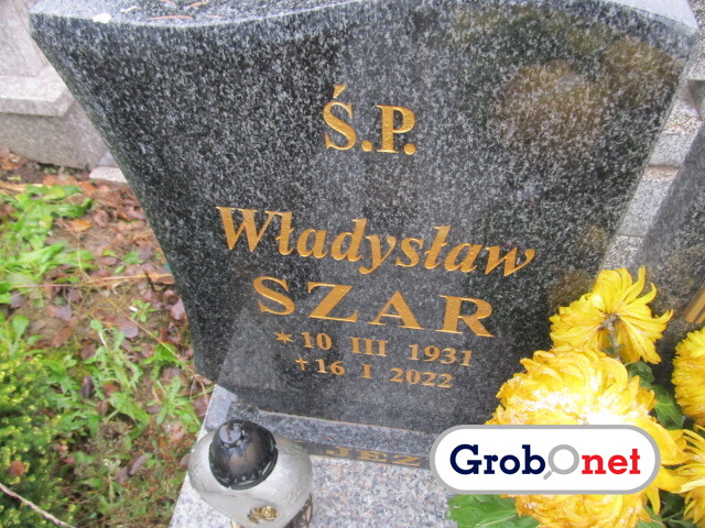 Władysław Szar 1931 Nowy Sącz - Grobonet - Wyszukiwarka osób pochowanych