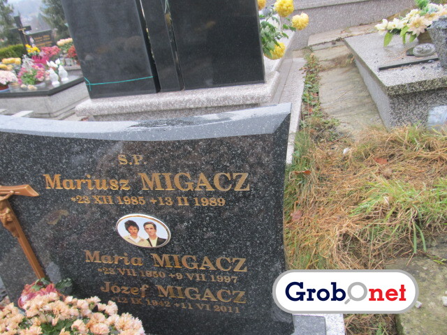 Józef Migacz 1962 Nowy Sącz - Grobonet - Wyszukiwarka osób pochowanych