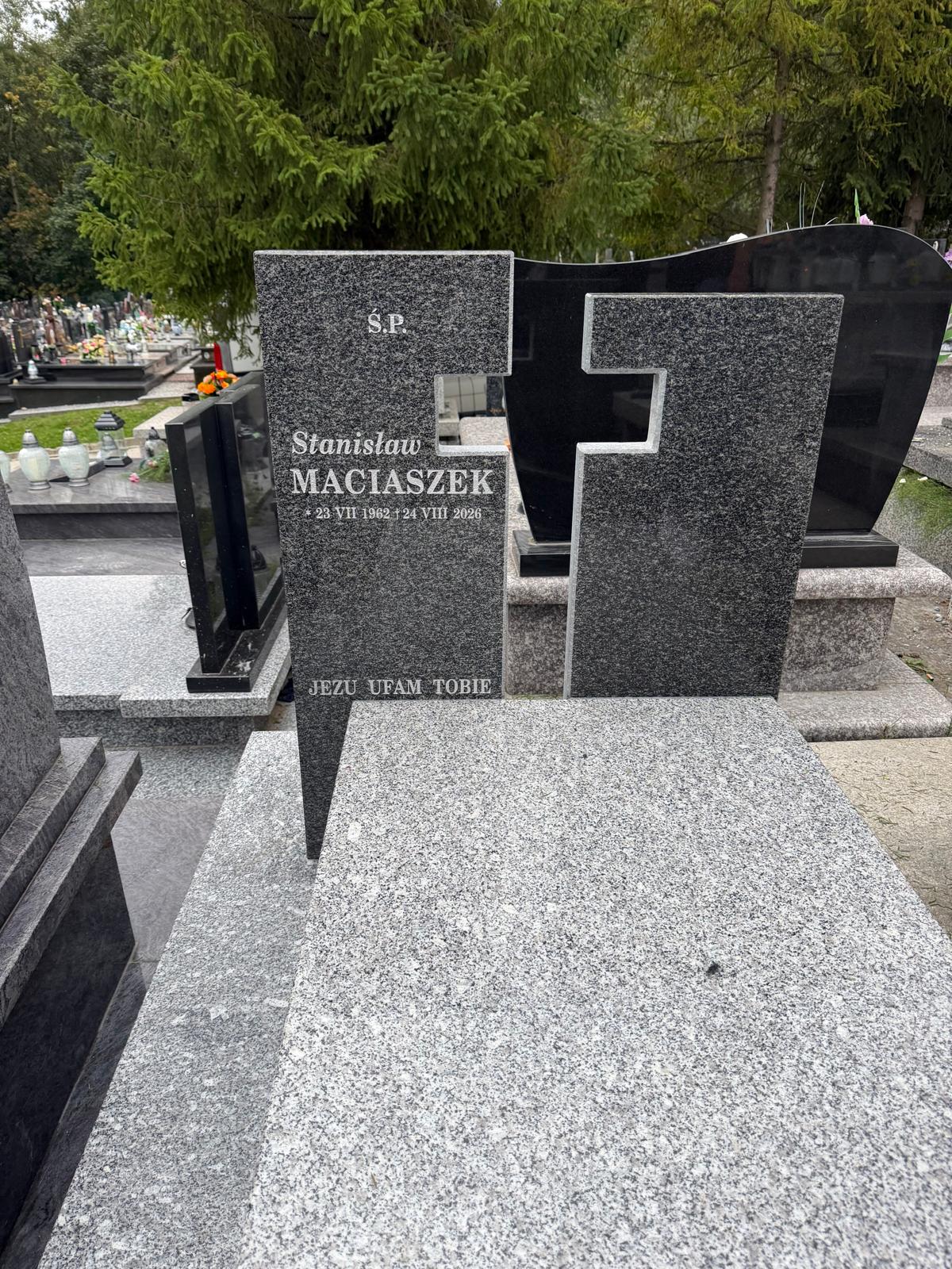 Stanisław Maciaszek  1962 Nowy Sącz - Grobonet - Wyszukiwarka osób pochowanych