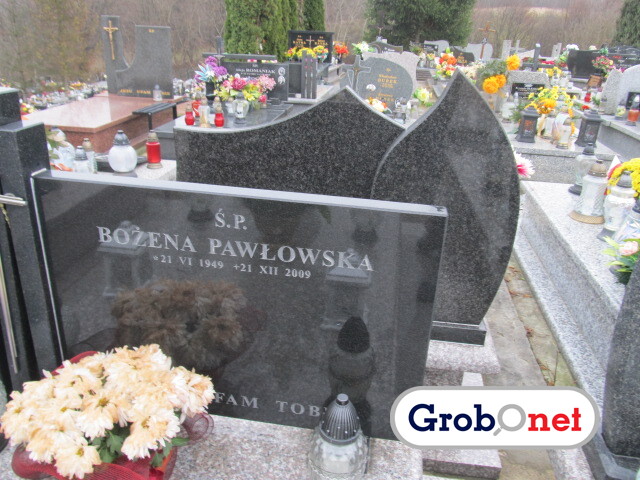 Bożena Pawłowska 1942 Nowy Sącz - Grobonet - Wyszukiwarka osób pochowanych