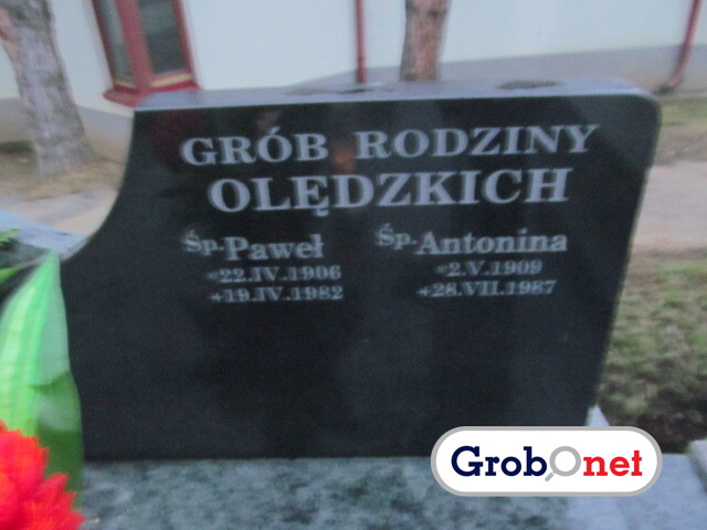 Paweł Olędzki 1906 Nowy Sącz - Grobonet - Wyszukiwarka osób pochowanych