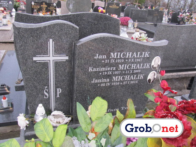 Janina Michalik 1916 Nowy Sącz - Grobonet - Wyszukiwarka osób pochowanych