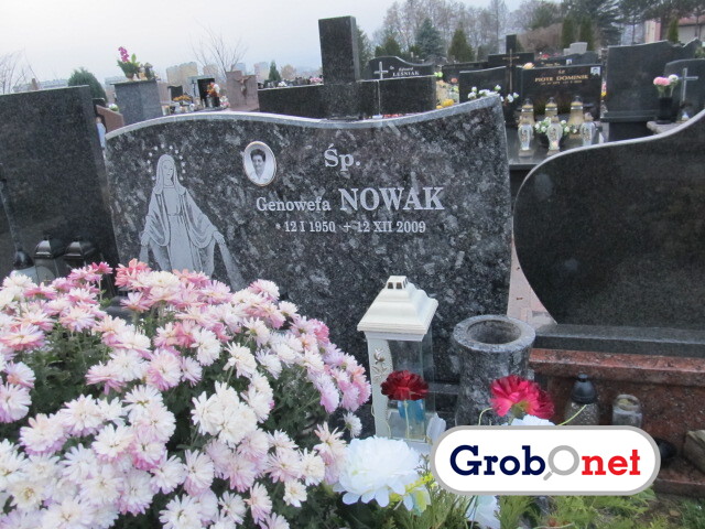 Genowefa Nowak 1950 Nowy Sącz - Grobonet - Wyszukiwarka osób pochowanych