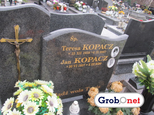 Teresa Kopacz 1939 Nowy Sącz - Grobonet - Wyszukiwarka osób pochowanych