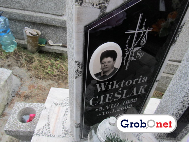 Wiktoria Cieślak 1952 Nowy Sącz - Grobonet - Wyszukiwarka osób pochowanych