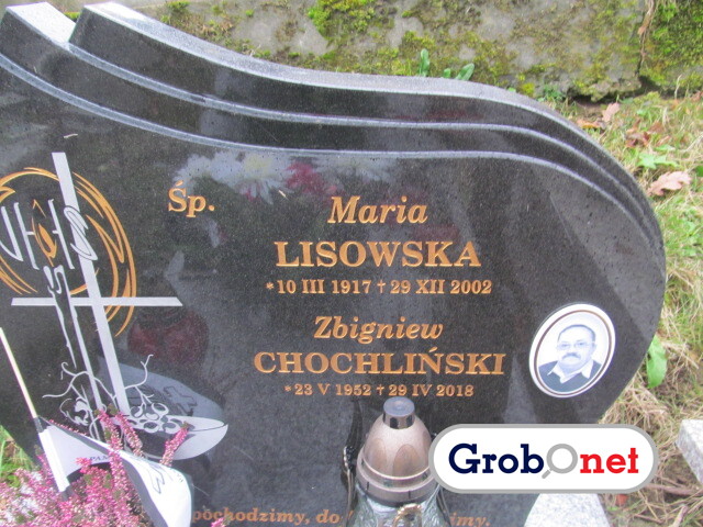 Zbigniew Chochliński 1952 Nowy Sącz - Grobonet - Wyszukiwarka osób pochowanych