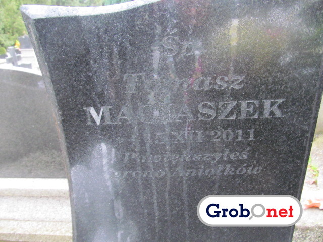 Tomasz Maciaszek 2011 Nowy Sącz - Grobonet - Wyszukiwarka osób pochowanych