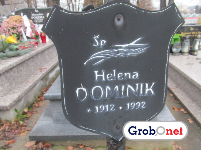 Helena Dominik 1912 Nowy Sącz - Grobonet - Wyszukiwarka osób pochowanych