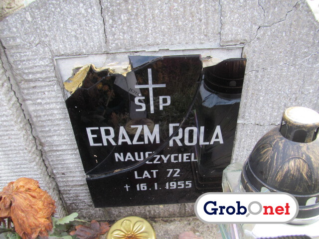 Erazm Rola Nowy Sącz - Grobonet - Wyszukiwarka osób pochowanych