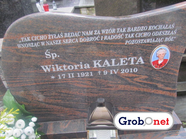 Wiktoria Kaleta 1921 Nowy Sącz - Grobonet - Wyszukiwarka osób pochowanych