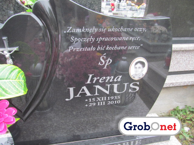 Irena Janus 1935 Nowy Sącz - Grobonet - Wyszukiwarka osób pochowanych