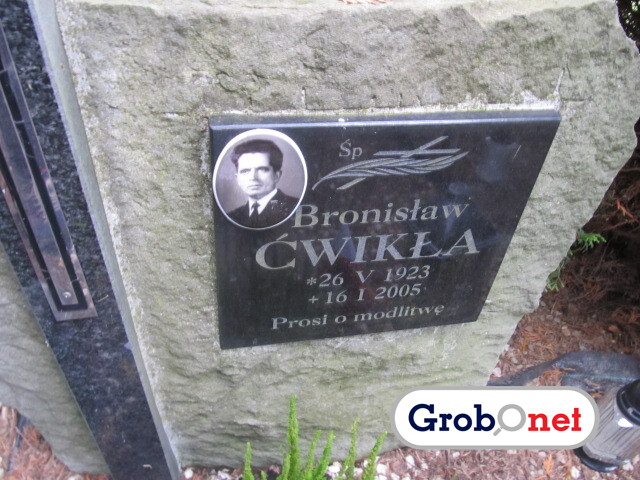 Bronisław Ćwikła 1923 Nowy Sącz - Grobonet - Wyszukiwarka osób pochowanych