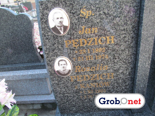 Rozalia Pędzich 1901 Nowy Sącz - Grobonet - Wyszukiwarka osób pochowanych