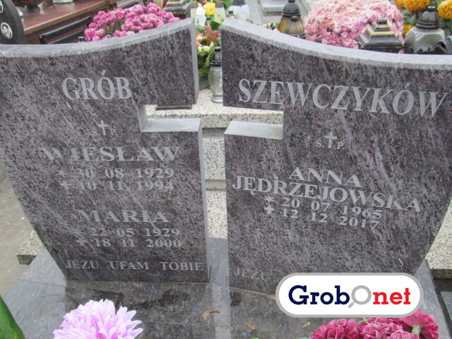 Wiesław Szewczyk 1929 Nowy Sącz - Grobonet - Wyszukiwarka osób pochowanych