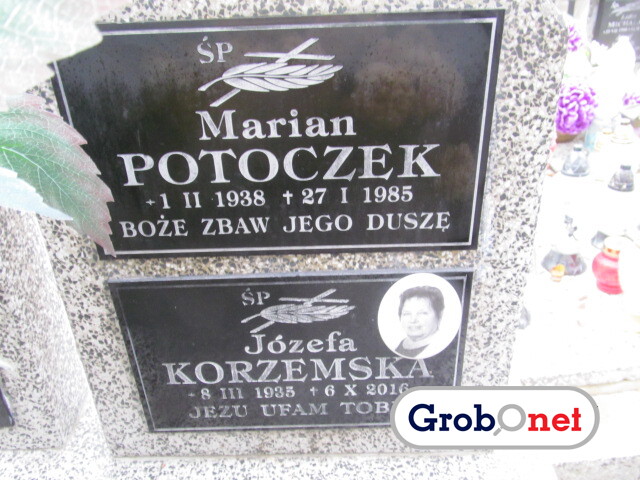 Marian Potoczek 1938 Nowy Sącz - Grobonet - Wyszukiwarka osób pochowanych