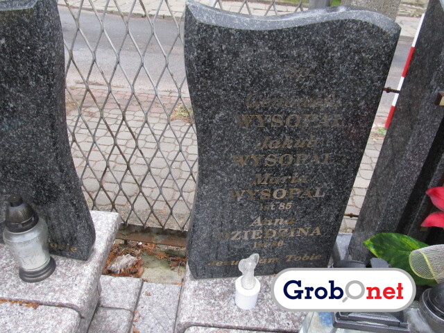 Jakub Wysopal Nowy Sącz - Grobonet - Wyszukiwarka osób pochowanych