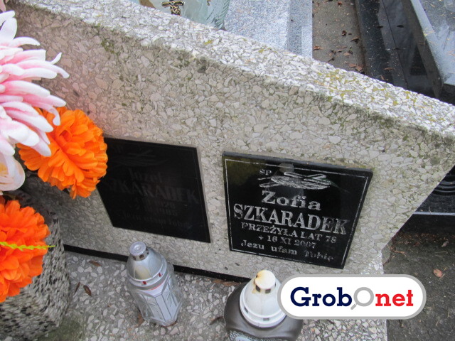 Józef Szkaradek Nowy Sącz - Grobonet - Wyszukiwarka osób pochowanych