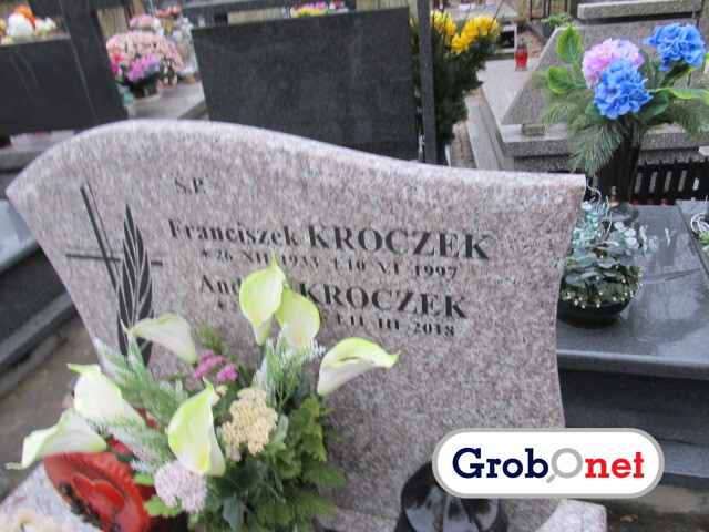 Franciszek Kroczek 1933 Nowy Sącz - Grobonet - Wyszukiwarka osób pochowanych