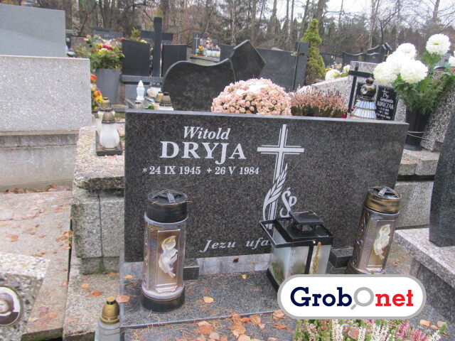 Witold Dryja 1945 Nowy Sącz - Grobonet - Wyszukiwarka osób pochowanych
