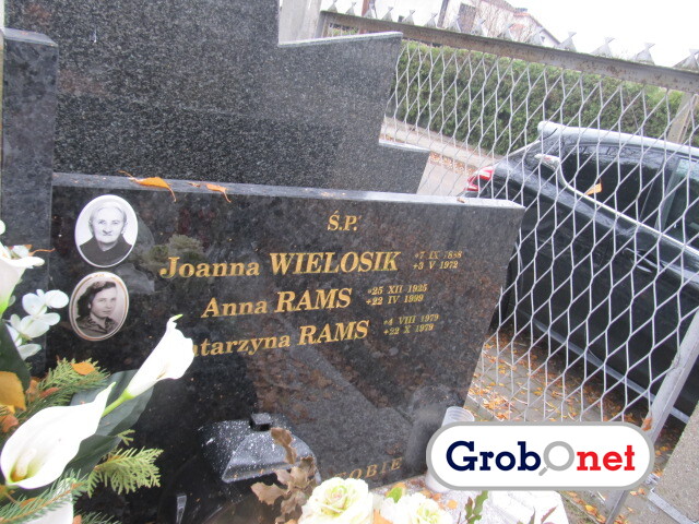 Anna Rams 1925 Nowy Sącz - Grobonet - Wyszukiwarka osób pochowanych